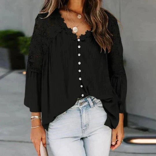 Levoire | Blouse En Dentelle À Fleurs