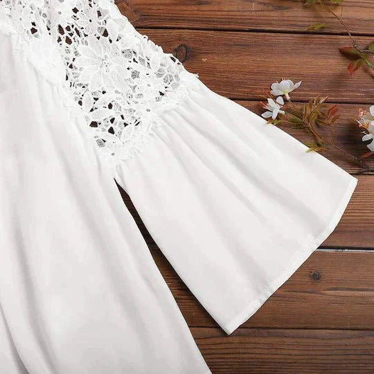 Levoire | Blouse En Dentelle À Fleurs