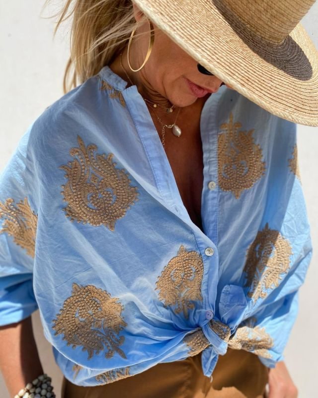 Levoire | Blouse Style Et Tendance Bleu