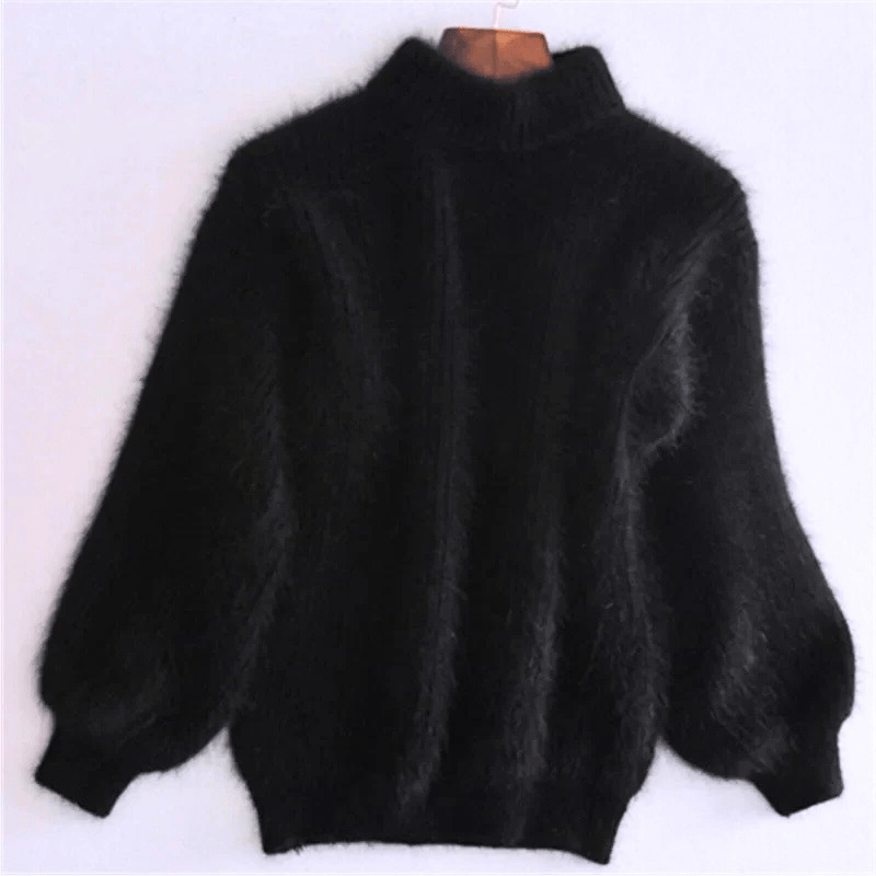 Levoire | Pull femme doux et moelleux chaud et confortable Noir
