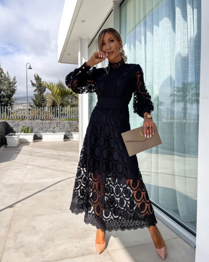 Levoire | Robe d'été pour femmes longue Noir