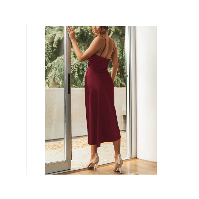 Levoire | Robe De Soirée Satinée Une Robe De Soirée Bodycon Sexy