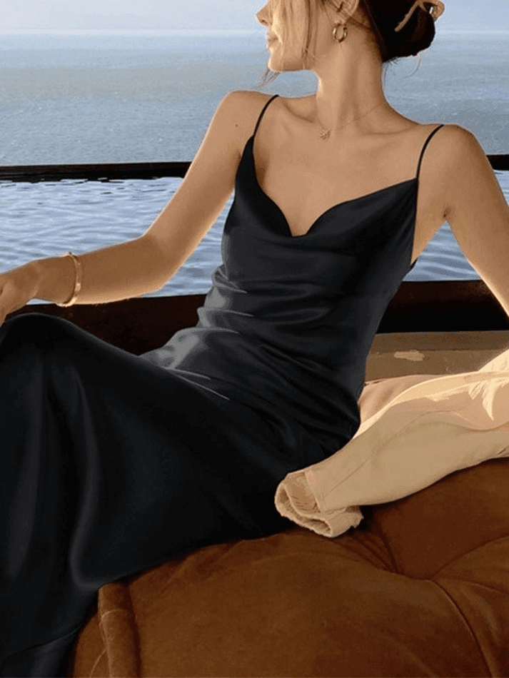 Levoire | Robe Maxi En Satin