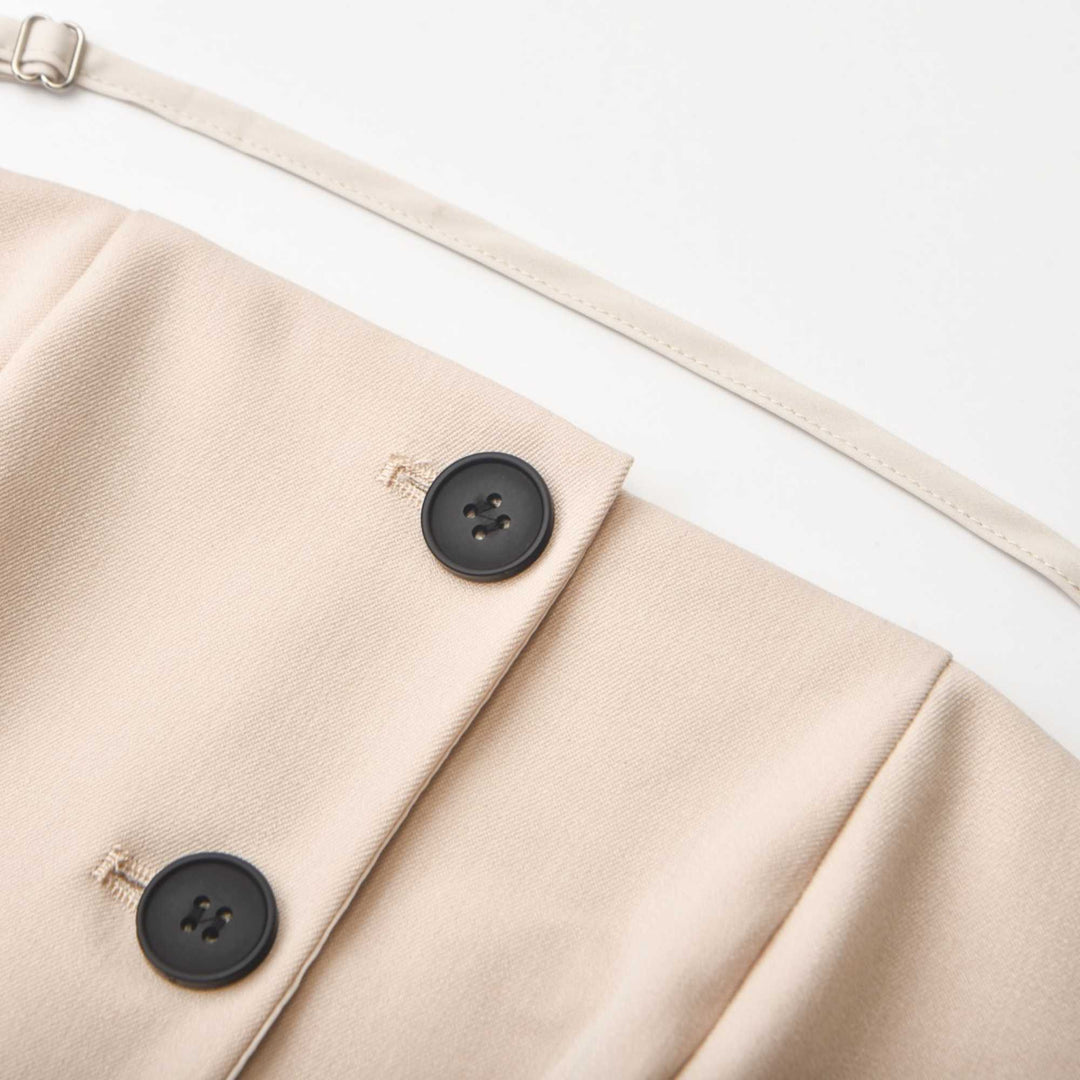 Levoire | Détail Bouton Crop Top