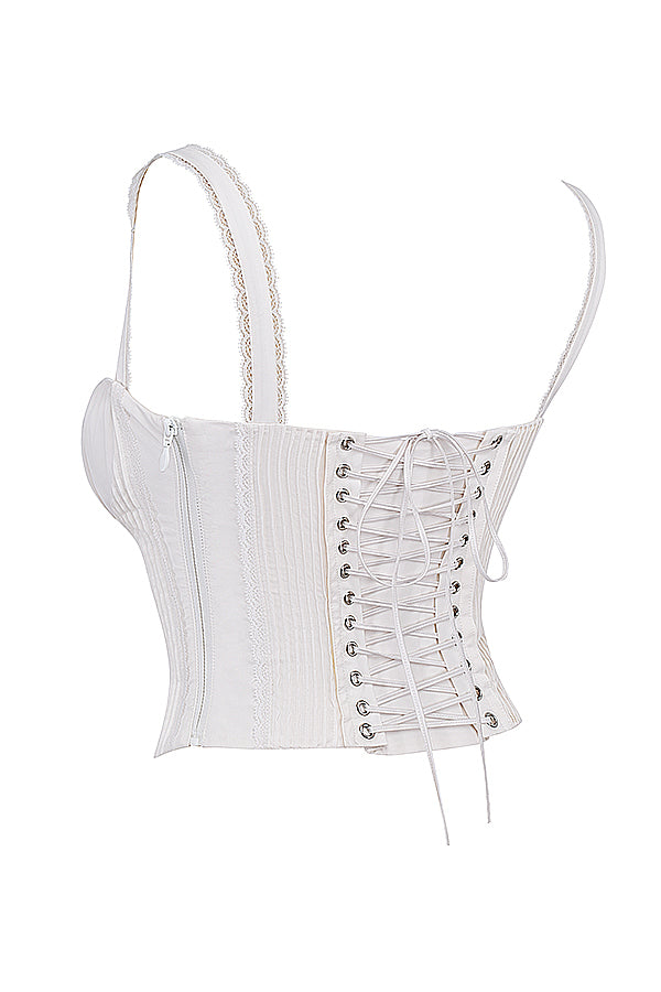 Levoire | Haut Corset Top Avec Décoration En Dentelle