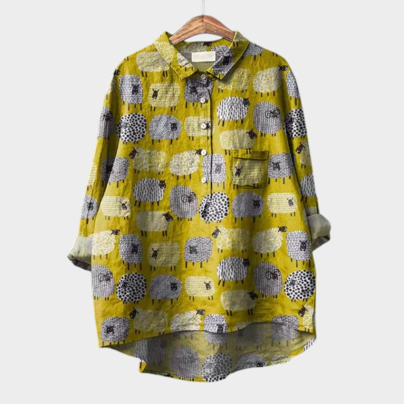 Levoire | Blouse Chic Avec Patte De Boutonnage Devant Acquérir