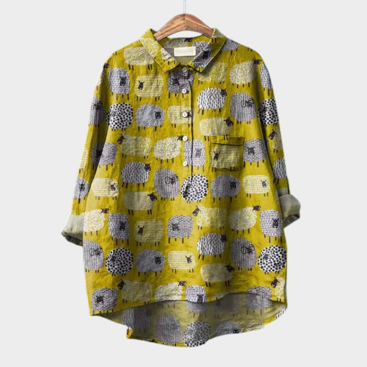 Levoire | Blouse Chic Avec Patte De Boutonnage Devant Acquérir