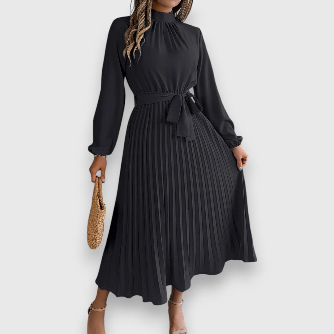 Levoire | Robe Midi Classique Design Noir