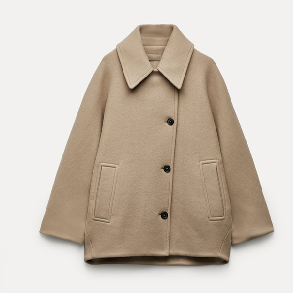 Levoire | Grande Taille Manteau Braun-beige