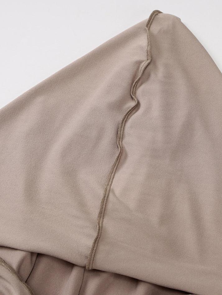 Levoire | Détail De Couture Robe Max À Capuche