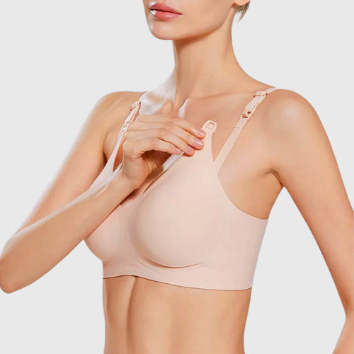 Levoire | Gilet D’Allaitement Doux Avec Des Bonnets Retournables Pour Femmes Amy