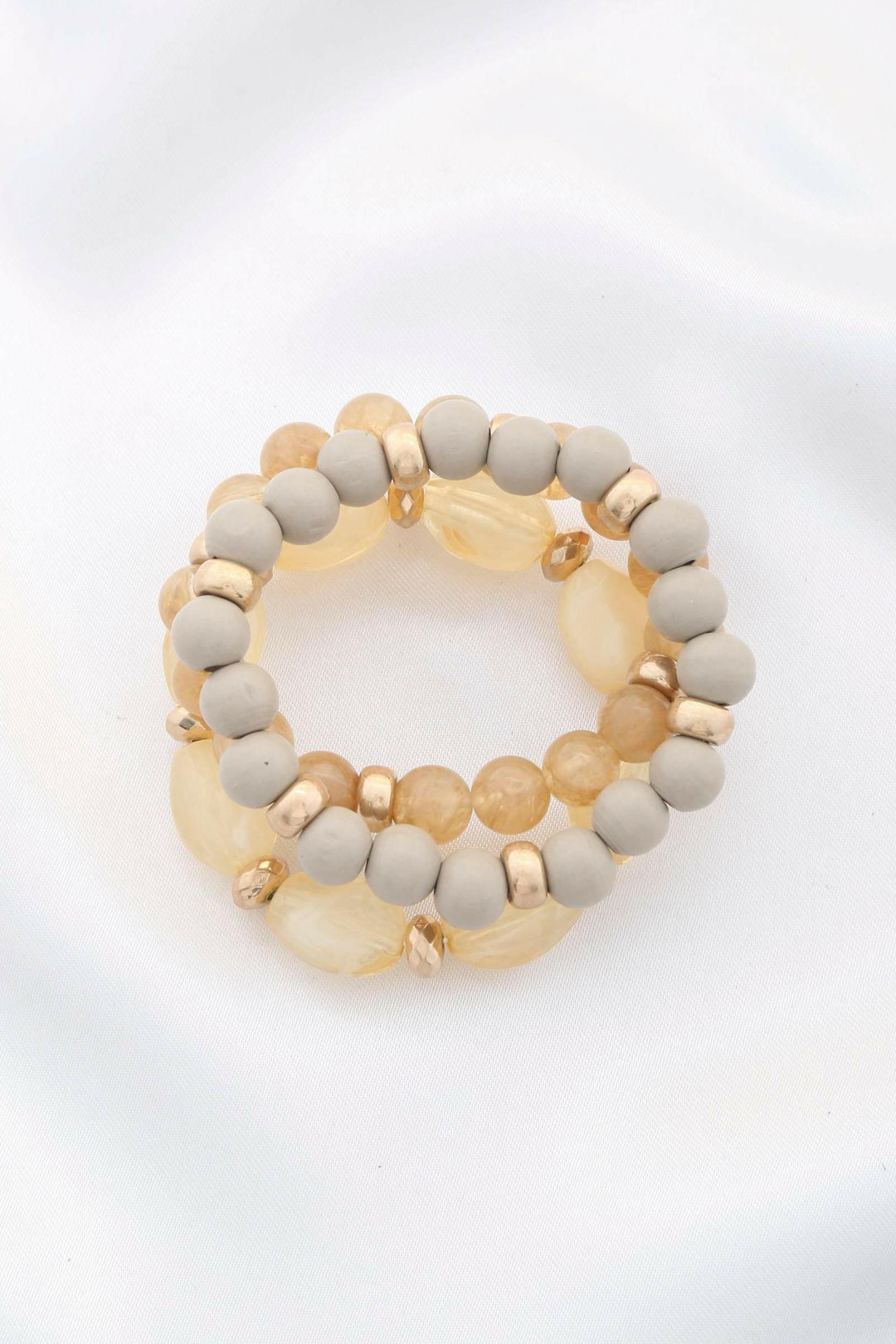 Levoire | Bracelet En Perles En Bois De Pierre Semi-Précieuse