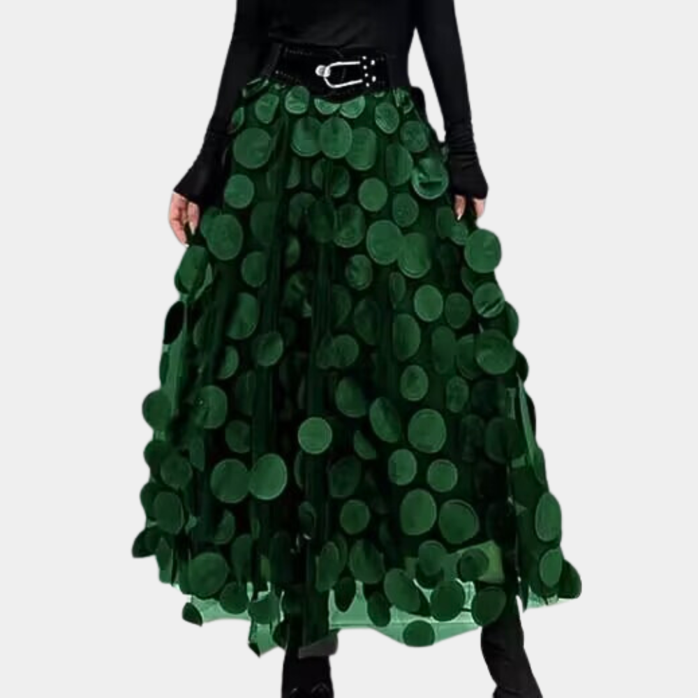 Levoire | Jupe Longue Élégante Pour Femmes, Élégante, Polyvalente Et Confortable Vert