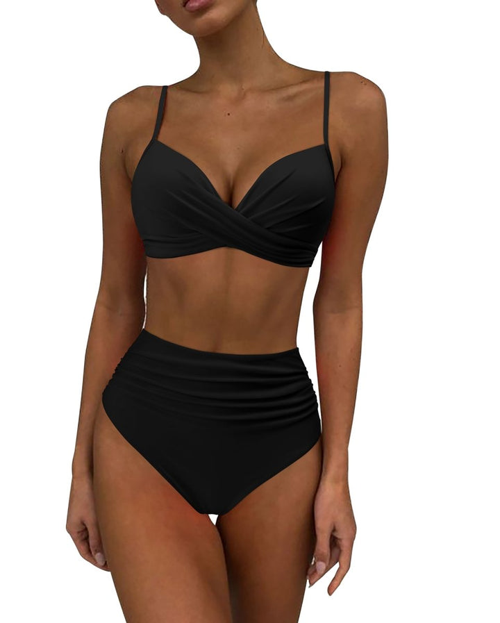 Levoire | Maillot De Bain Uni Taille Haute