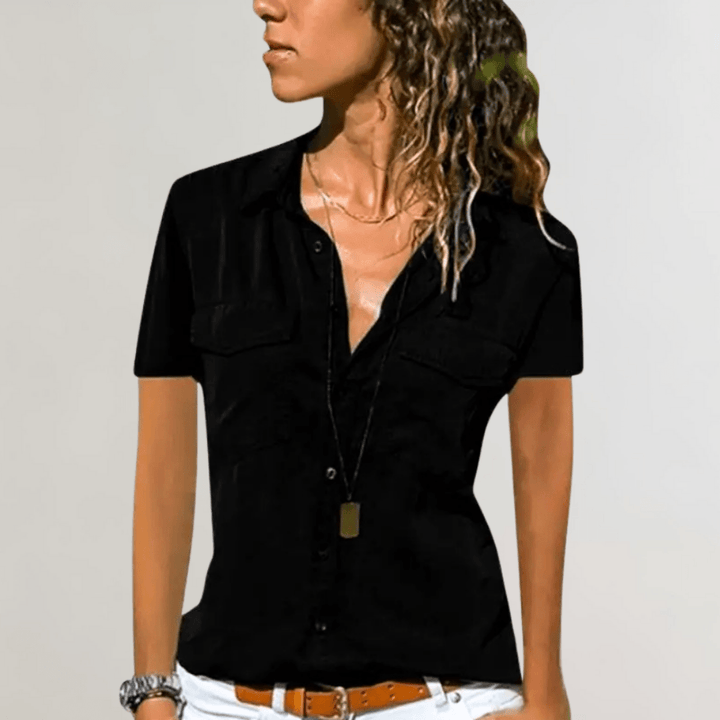 Levoire | Jean Femme Décontracté Confort Bleu Noir