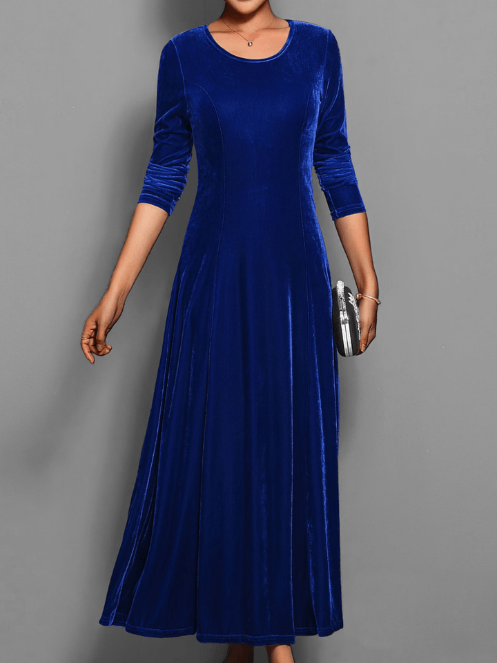 Levoire | Robe midi élégante Robe formelle pour femmes Bleu