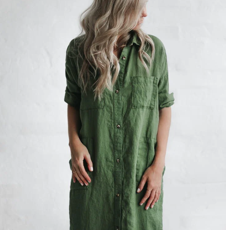 Levoire | Robe Verte Élégante