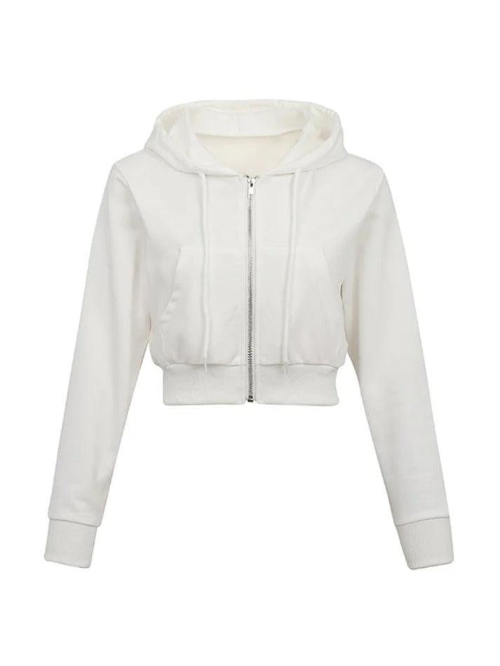 Levoire | Sweat À Capuche Court Uni Grande Taille