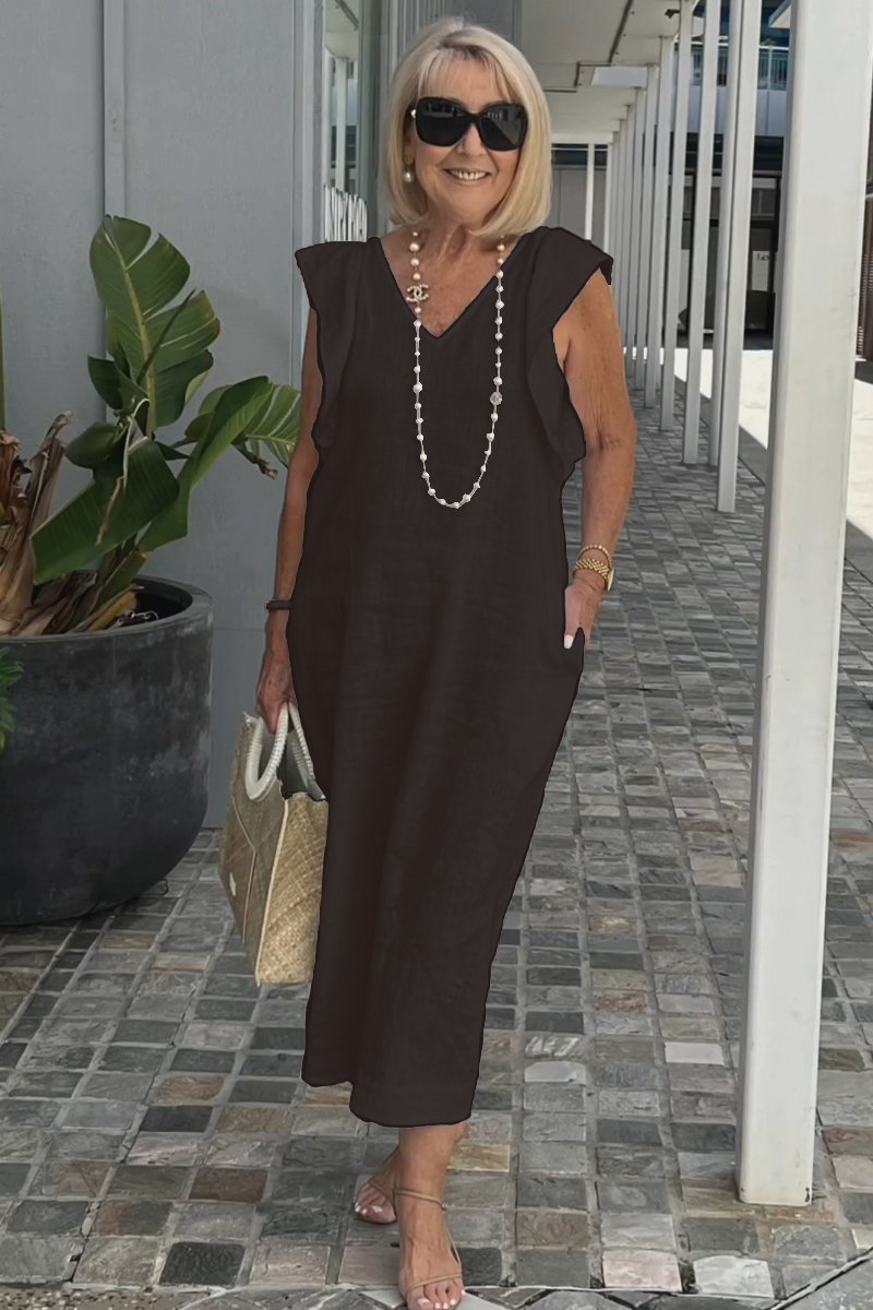 Levoire | Robe En Coton Rento Noir