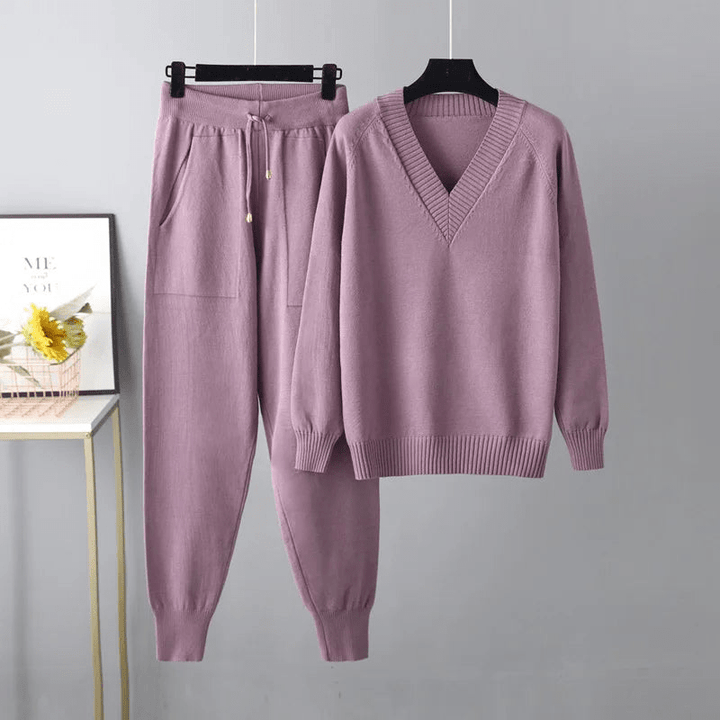 Levoire | Ensemble Décontracté Luxe Femme Lilas