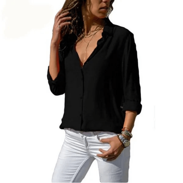 Levoire | Débardeur chic tissu léger femme Noir