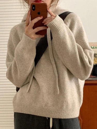 Levoire | Sweat À Capuche Simple En Tricot