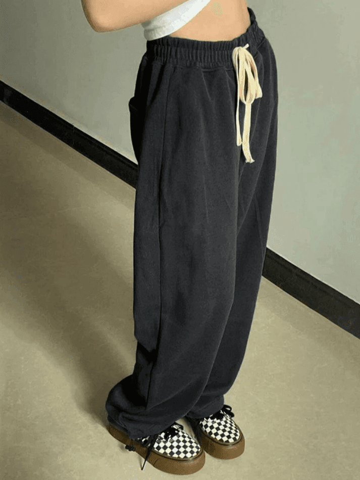 Levoire | Pantalons De Jogging Unicolores Simples Gris