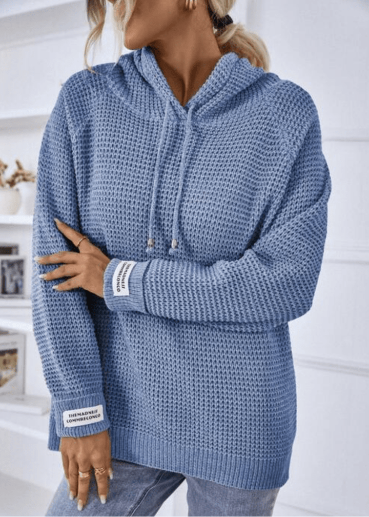 Levoire | Veste Tricot Femme Boutons Confort Tendance Bleu