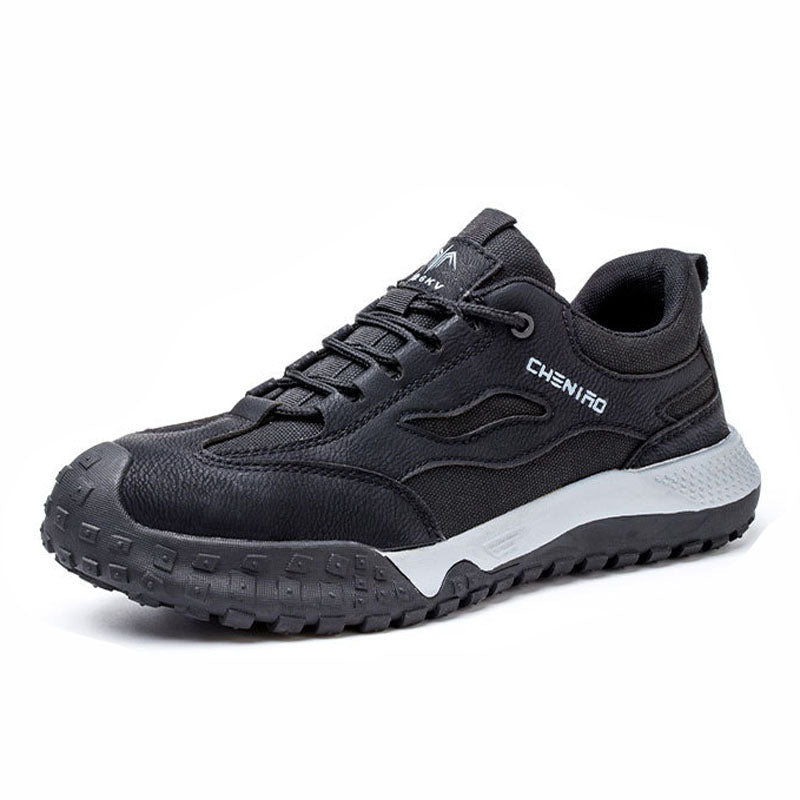 Levoire | Légers Et Respirants Chaussures De Sécurité Noir - Cuir