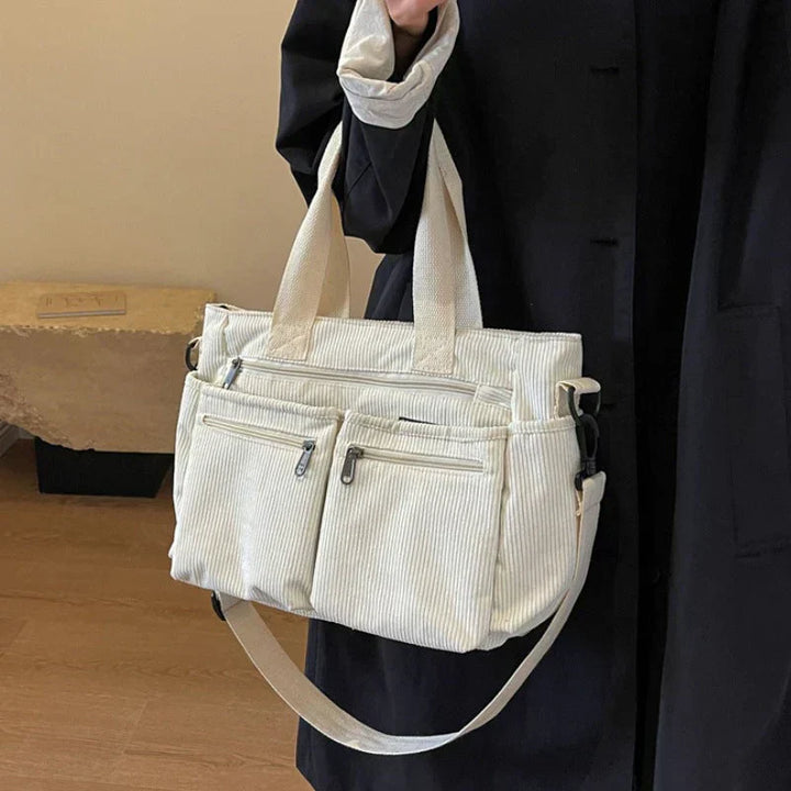 Levoire | Sac À Double Fermeture Éclair Blanc