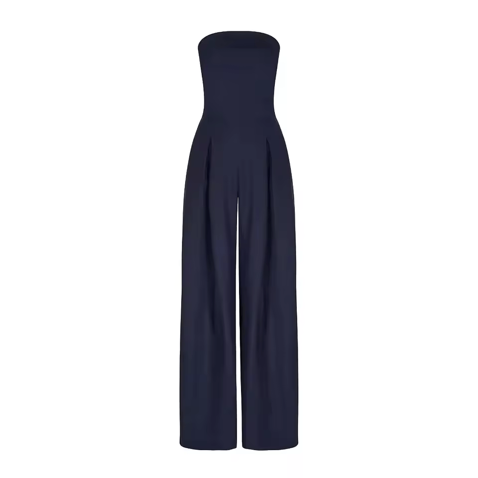 Levoire | Combinaison élégante sans manches pour femme, jambes larges, design intemporel