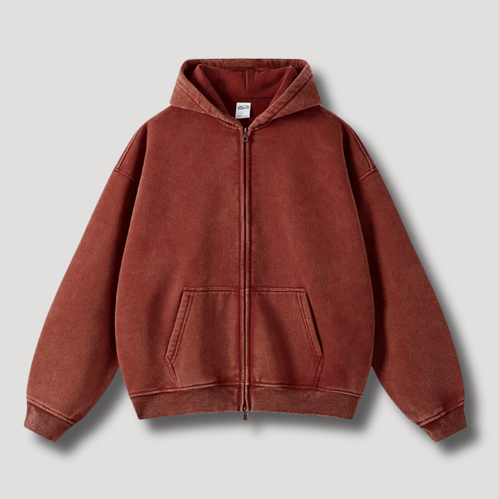 Levoire | Sweat Grande Taille Zippé Homme Rot