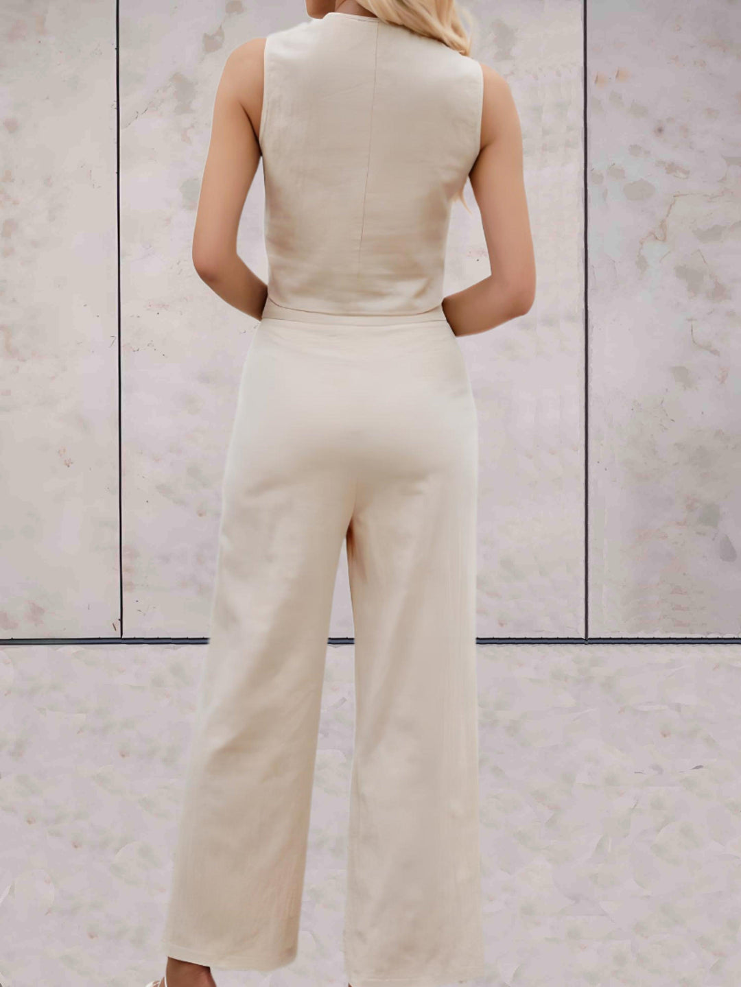 Levoire | Ensemble Sans Bretelles Haut Et Pantalon Ample
