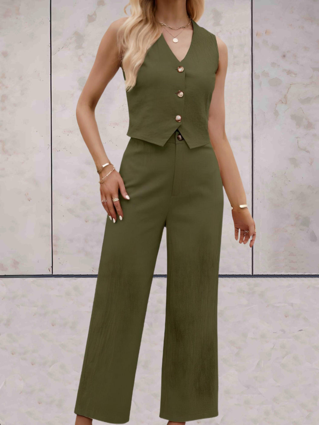 Levoire | Ensemble Sans Bretelles Haut Et Pantalon Ample
