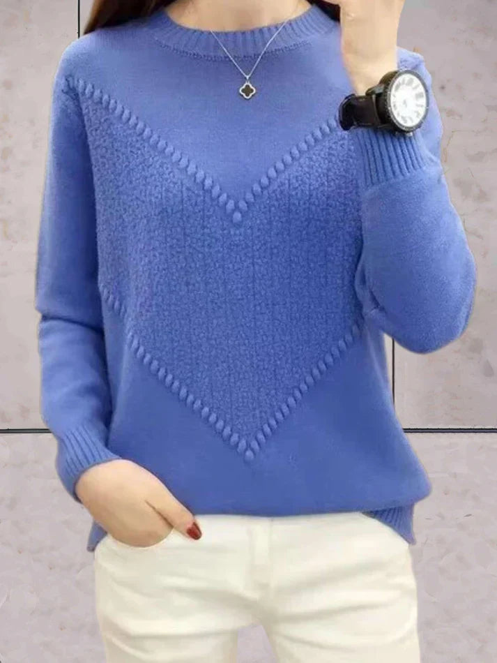 Levoire | Pull En Tricot Luxueux Pour Femmes Bleu