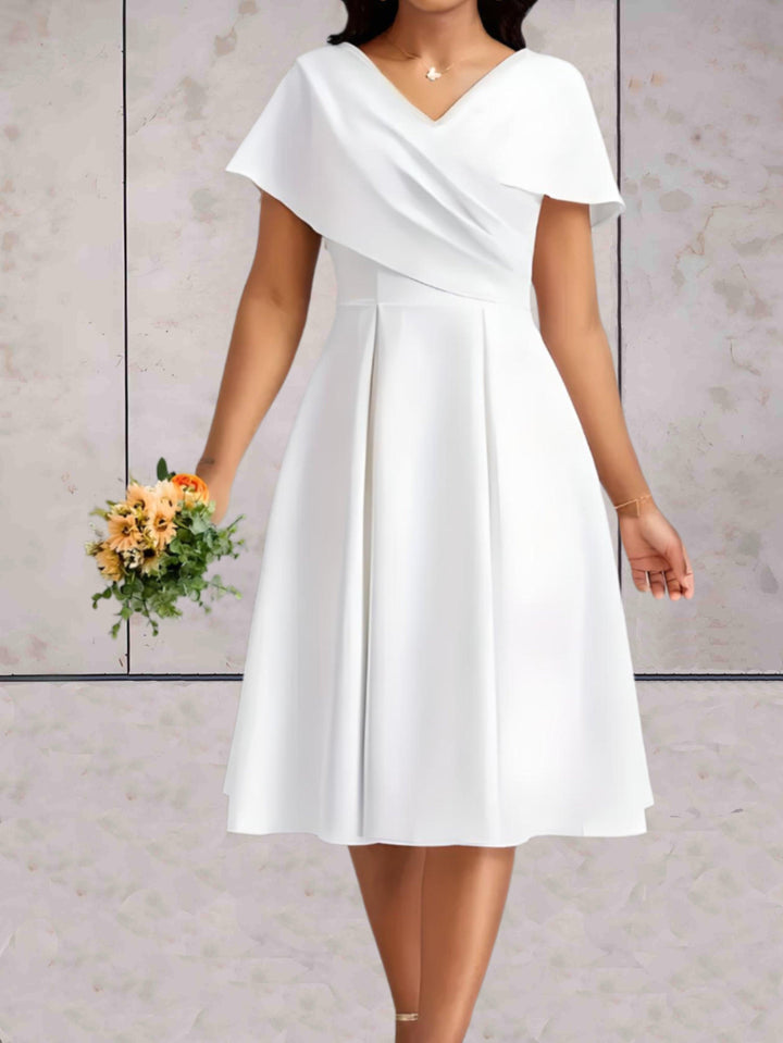 Levoire | Petite Robe Blanche Minimaliste Et Elegante Blanc Femme Blanc