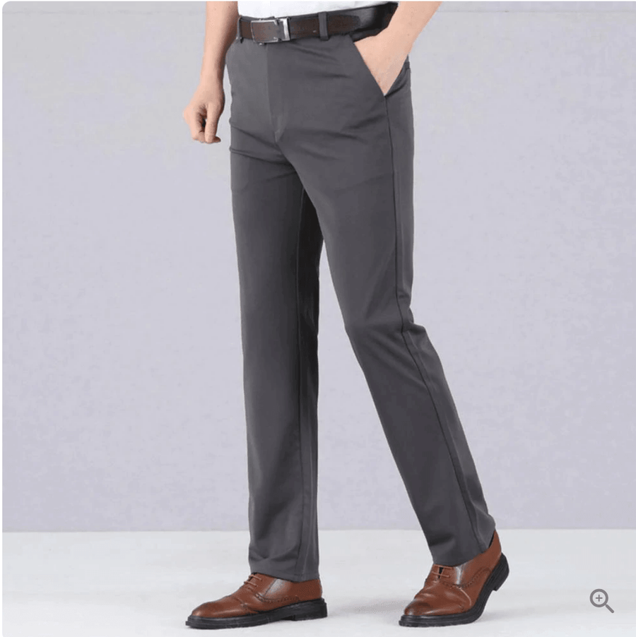 Levoire | Slim Fit Pantalons Élastiques Taille Haute avec Poches