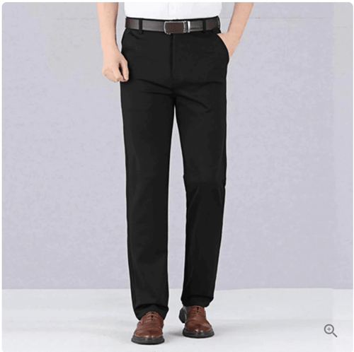 Levoire | Slim Fit Pantalons Élastiques Taille Haute avec Poches