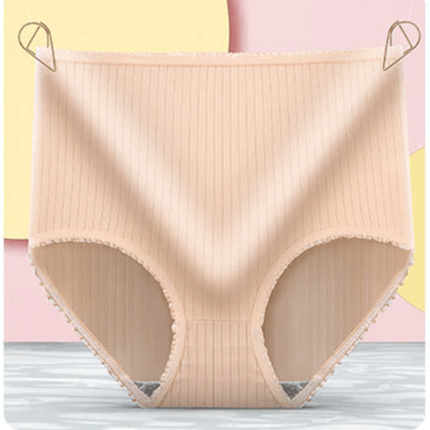 Levoire | Sous-Vêtements Soie Sans Fuite Beige (3 pièces)