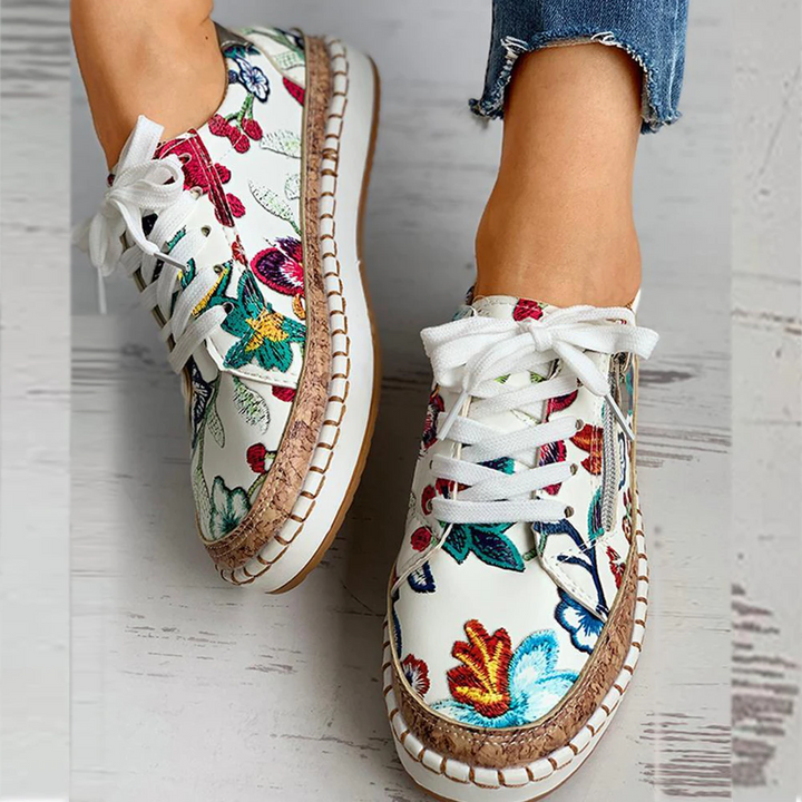 Levoire | Chaussures À Motif Floral Avec Semelle Ergonomique