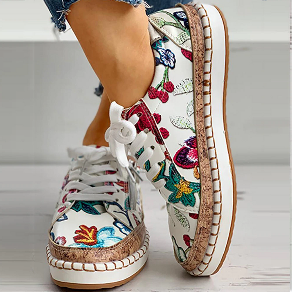 Levoire | Chaussures À Motif Floral Avec Semelle Ergonomique