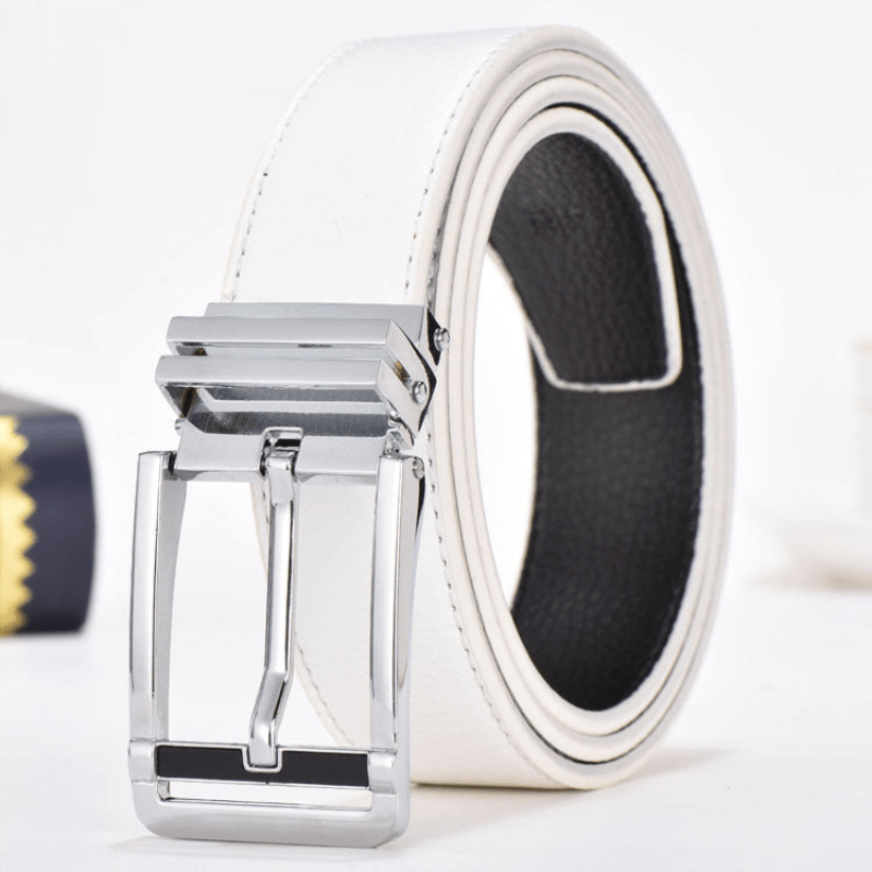 Levoire | Ceinture Élégante Durable Homme Blanc