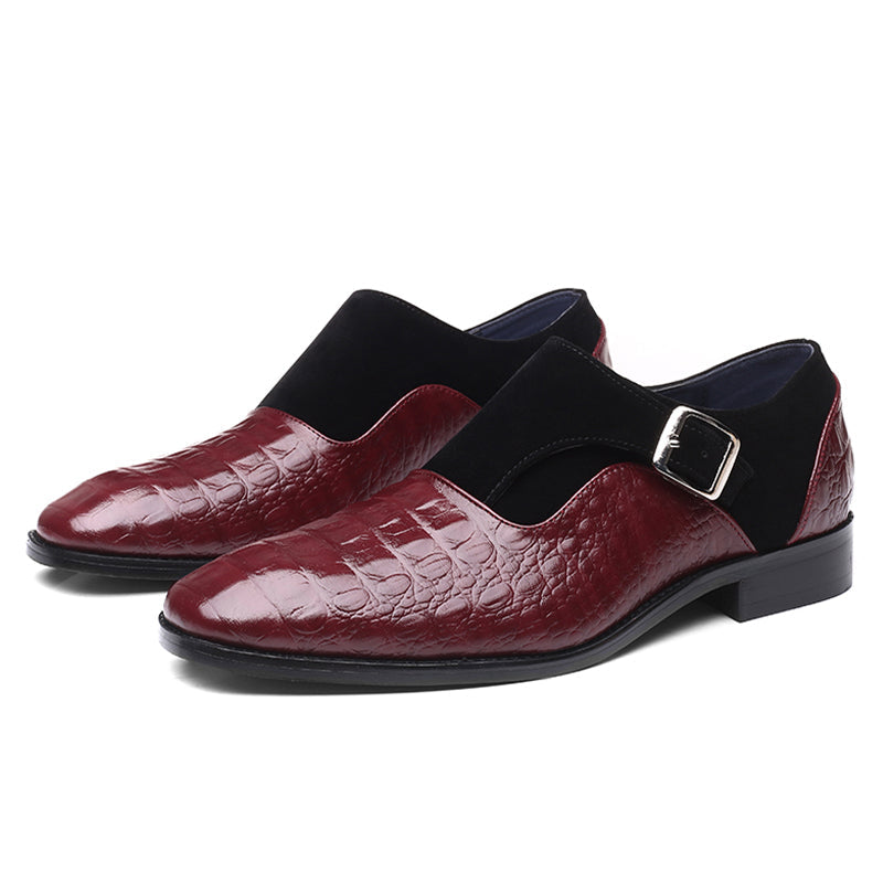 Levoire | Belles Mocassins Bordeaux Pour Hommes