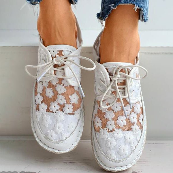 Levoire | Chaussures Élégantes Et Aérées À Motifs Floraux