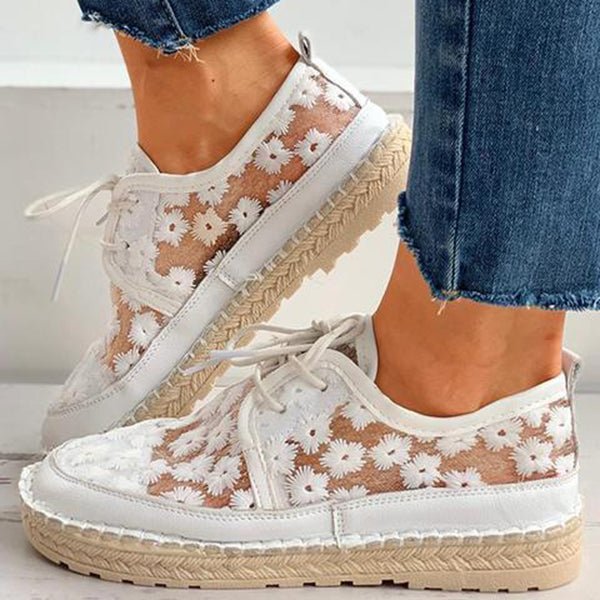 Levoire | Chaussures Élégantes Et Aérées À Motifs Floraux