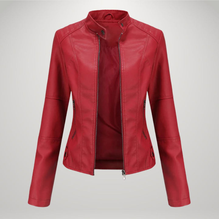Levoire | Veste En Cuir Décontractée Rot
