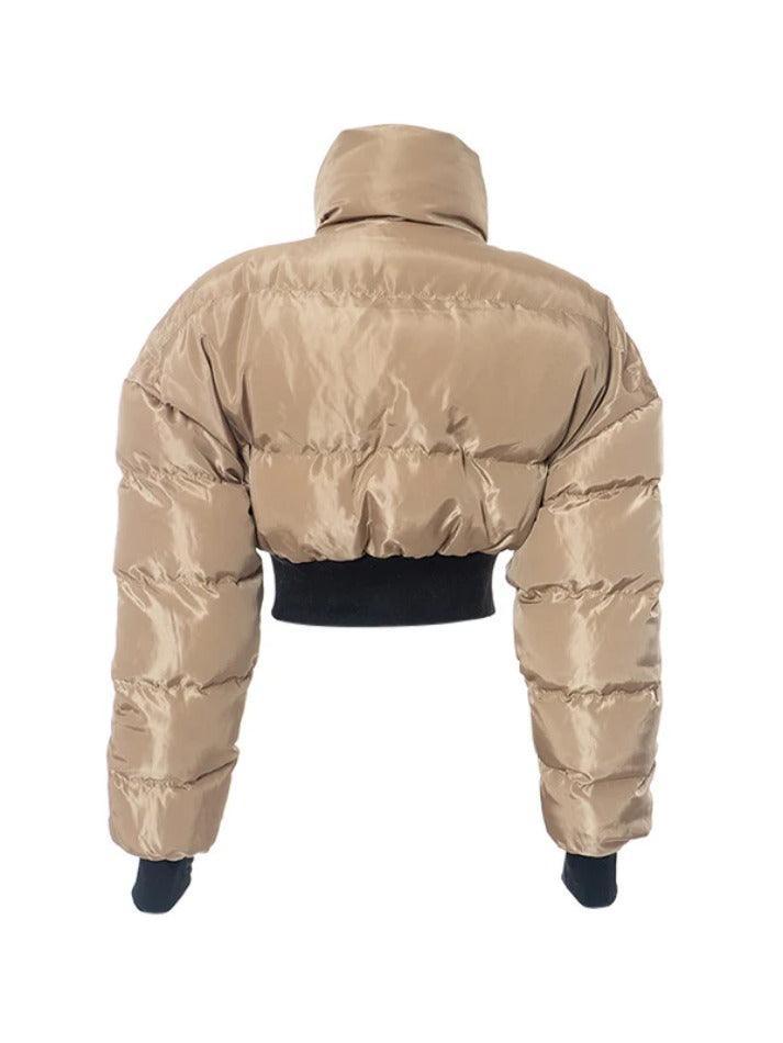 Levoire | Veste Courte Avec Col Droit, Col Halter Et Fermeture Éclair Slim-Fit