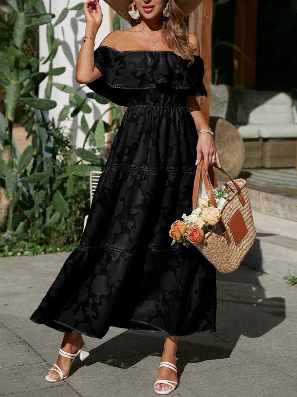 Levoire | Robe tempérée taille haute unie