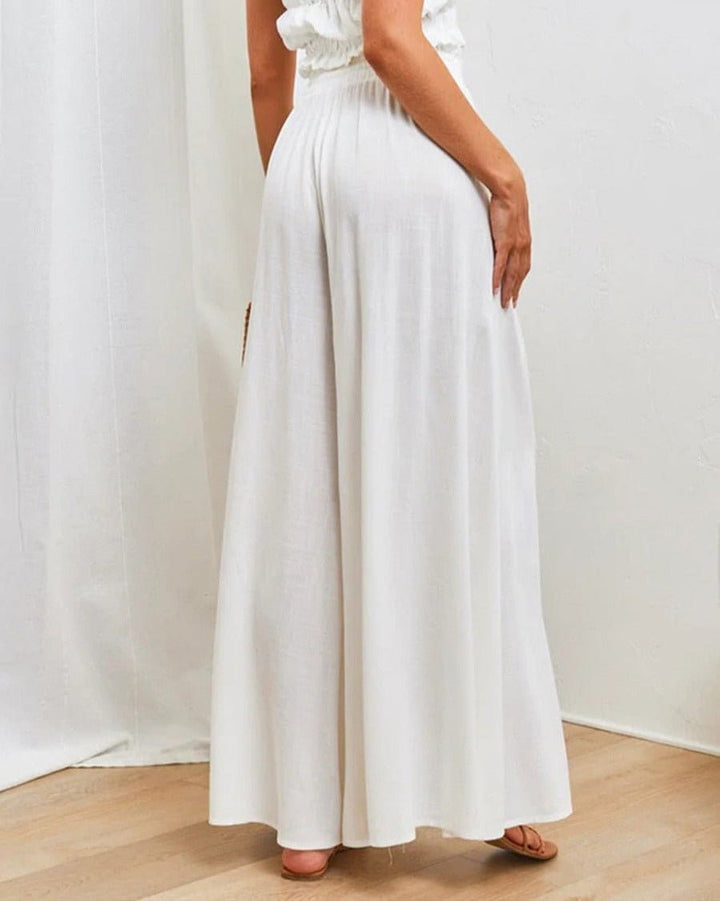 Levoire | Pantalon Large À Taille Haute Pour Femmes