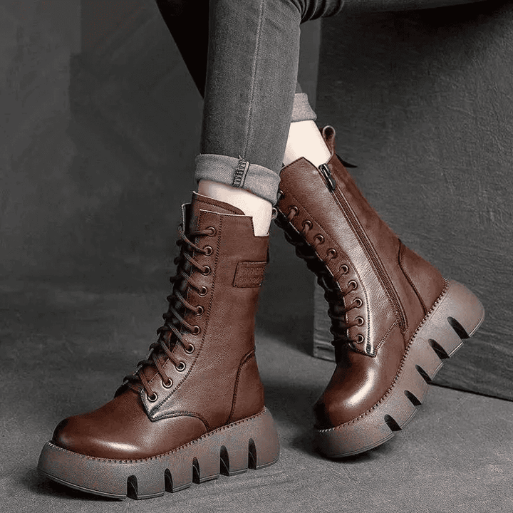 Levoire | Bottes Femmes Élegance Collection Braun